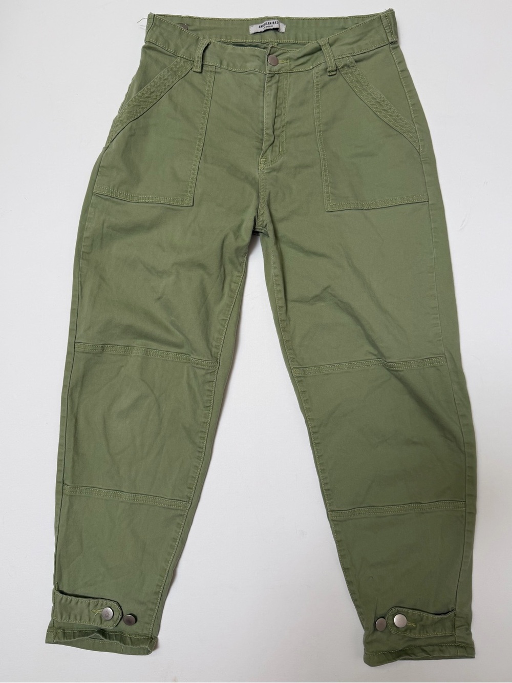 American Bazi Matcha Utility Patch Pocket Pants Size M
